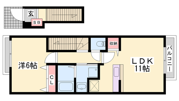 ウッドパストラルIIIの物件間取画像